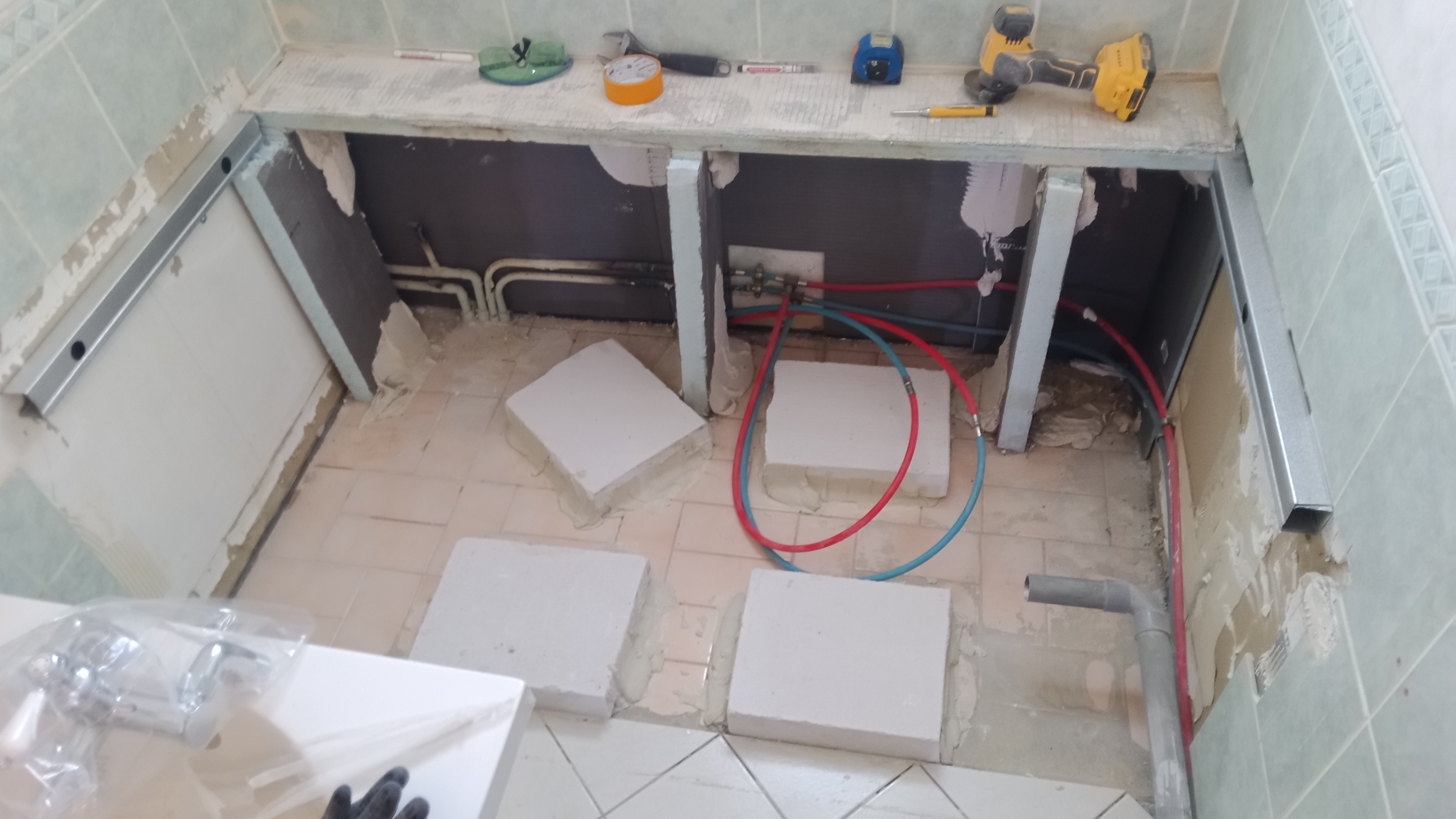 Photo du chantier — Rénovation de salle de bains à Orléans à Orleans