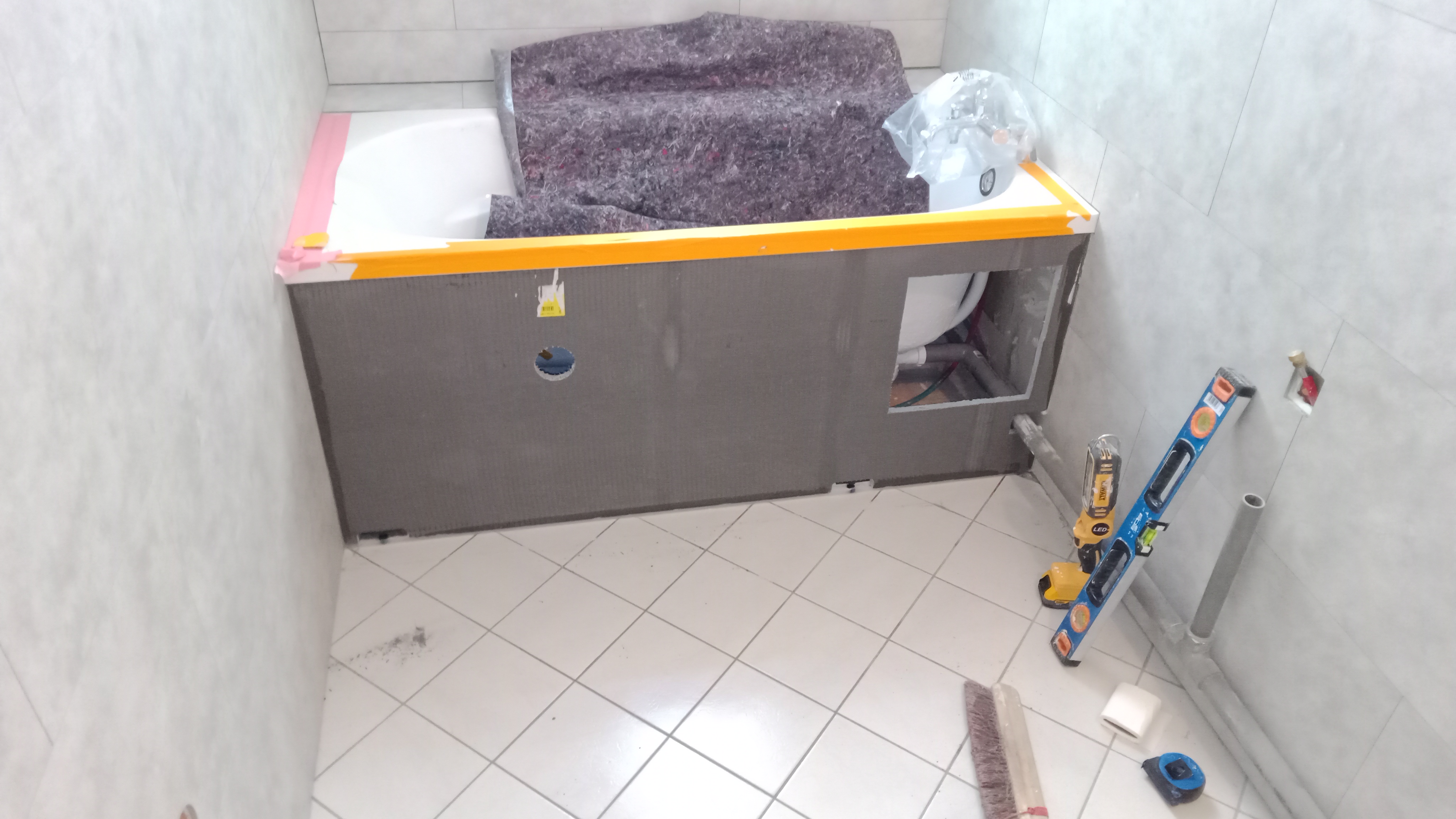 Photo du chantier — Rénovation de salle de bains à Orléans à Orleans