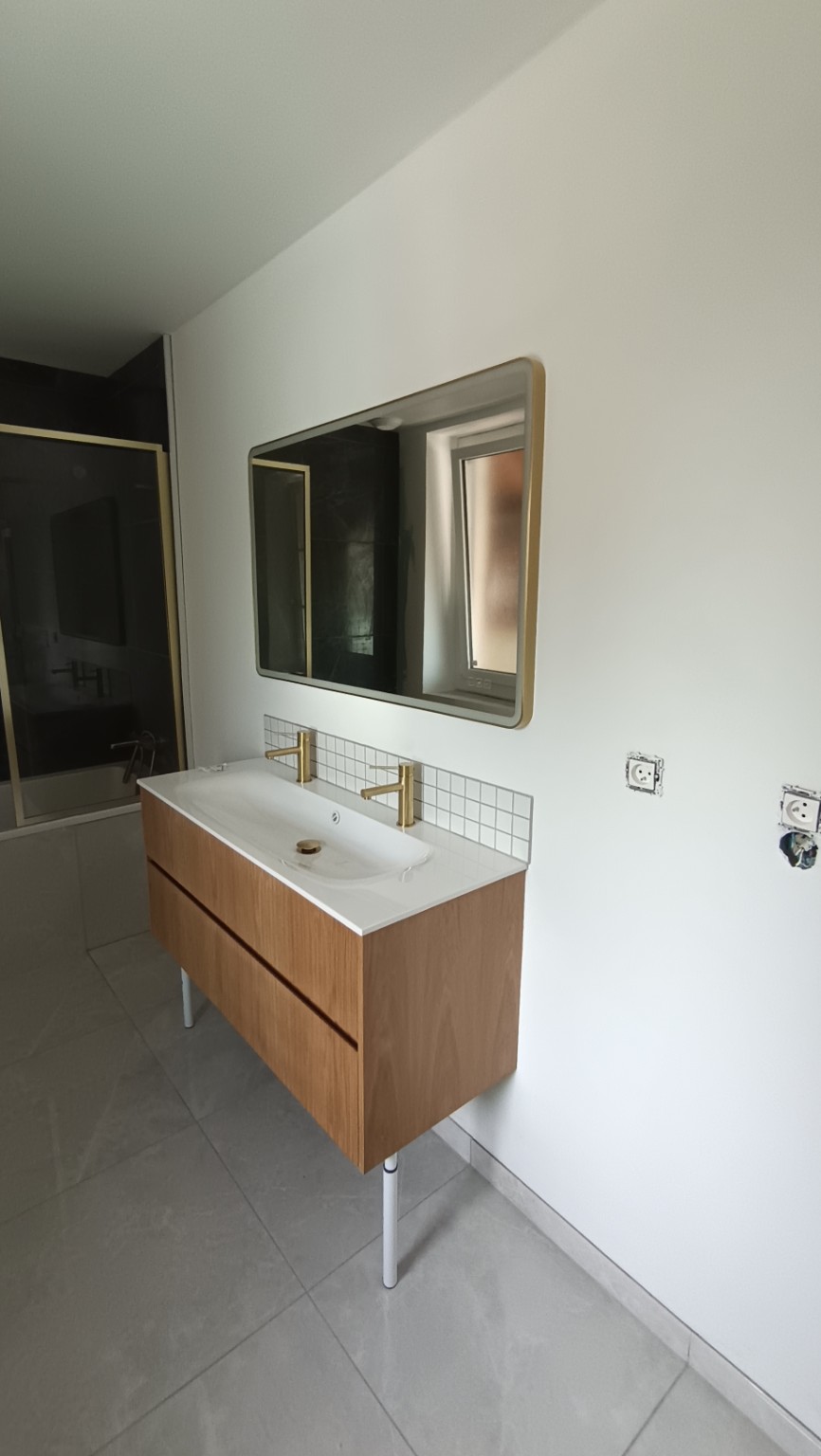 Photo du chantier — Rénovation complète d’une salle de bain à Jargeau